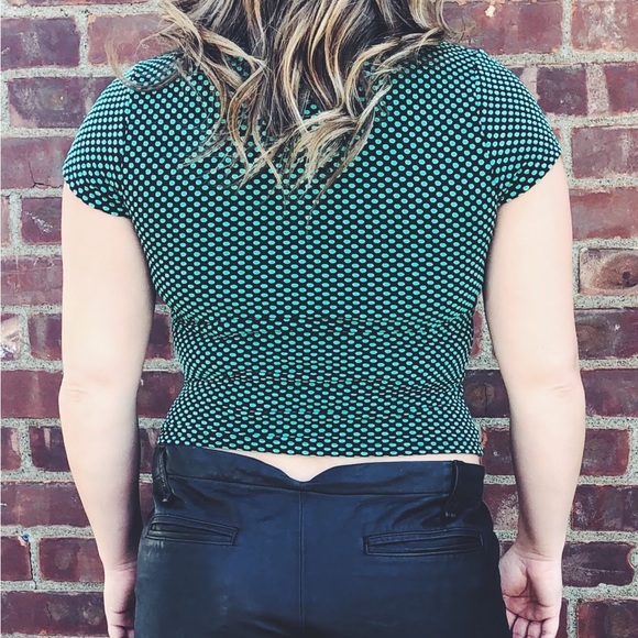 Polka Dot Cropped Top - Picture 3 of 3